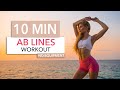 10 MIN AB LINES WORKOUT efficient for middle side upper abs No Equipment I Pamela Reif mp3