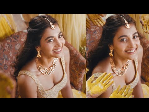 Watch : Pooja Hegde GLAMOROUS Bhimla Gold backslashu0026 Diamond Ad | Pooja Hegde Latest Visuals #PoojaHegde Videos - YOUTUBE