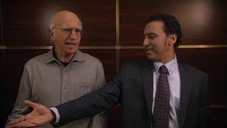 Curb Your Enthusiasm - Larry presses the wrong floor button in the elevator