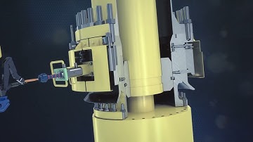 Diverless Bend Stiffener Connector DBSC -  Barracuda Riser Pull-in