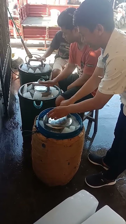 es krim es puter #shorts cara masak es puter manual