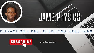 JAMB/WAEC PHYSICS 2026 - EP4 Refraction of Light  (Part 4); Lenses + Free Past Questions