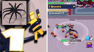 Alien Invasion RPG Idle Space - Gameplay Walkthrough Part 1 - Eating ALL the Humans! (iOS, Android)