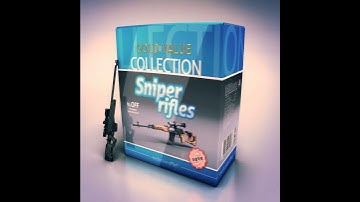 Sniper Rifles collection 3D model from CGTrader.com