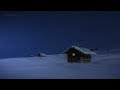 Winter Ambience with Relaxing Wind Gust &amp; Snowfall ❄ on the Microfoon / Snow Storm Sleep Sounds
