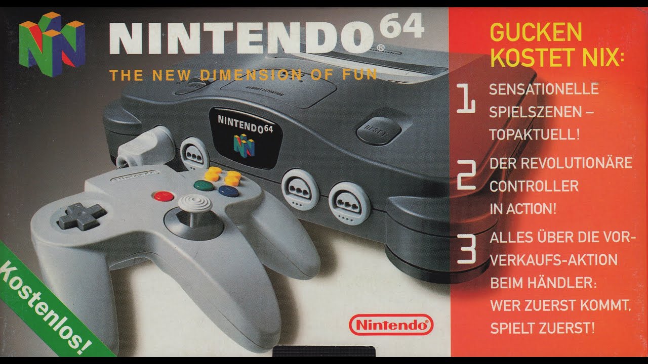 Nintendo 64 - The New Dimension of Fun (1996 Promotion VHS ...