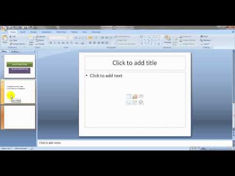 Video: How To Add A Slide To Your Presentation