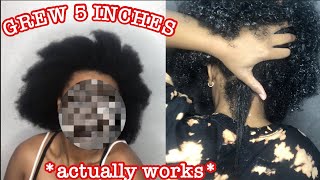 First Time Using Rice Water On My 4c Hair *EXTREME GROWTH* 7 Day Challenge 2021| Vibequeeen !