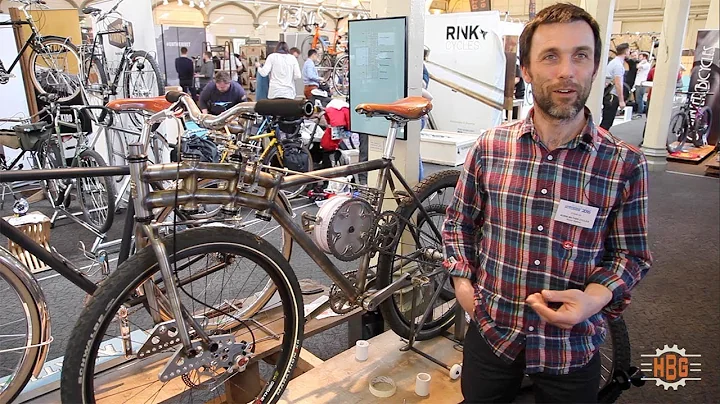 2016 Bespoked. Robin Mather and his geo-adjust bic...
