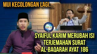 Truly Misleading: Daring to Change the Translation of Surah Al-Baqarah Verse 186