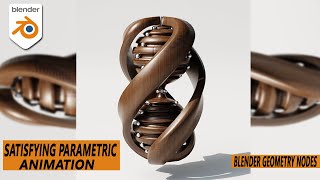 Satisfying Parametric Animation With Geometry Nodes (Blender Tutorial)