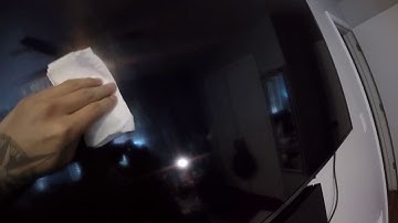 Safely Removing Adhesive On LED LCD TV Screen (Can