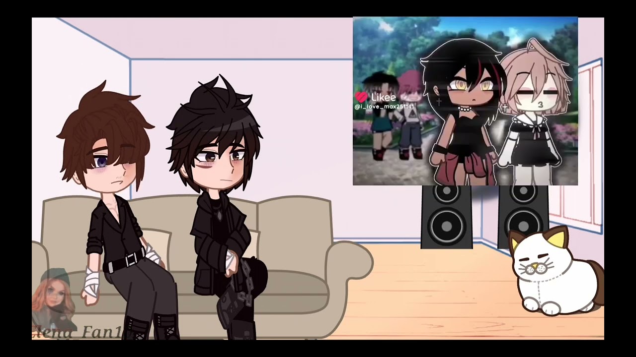 ||0.60×!!! || Реакция Чейза и Блейна на Лену как рандом(+Лена)||