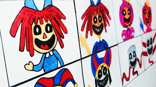 Drawing Monsters The Amazing Digital Circus X Smiling Critters ( Poppy Playtime Chapter 4 ) 03