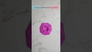 How To Make A Boomerang Disc Easy Origami Tutorial Stop Motion Animation