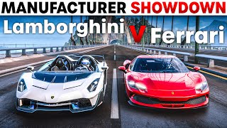 Forza Horizon 5 | Lamborghini VS Ferrari | Manufacturer Showdown REMATCH!