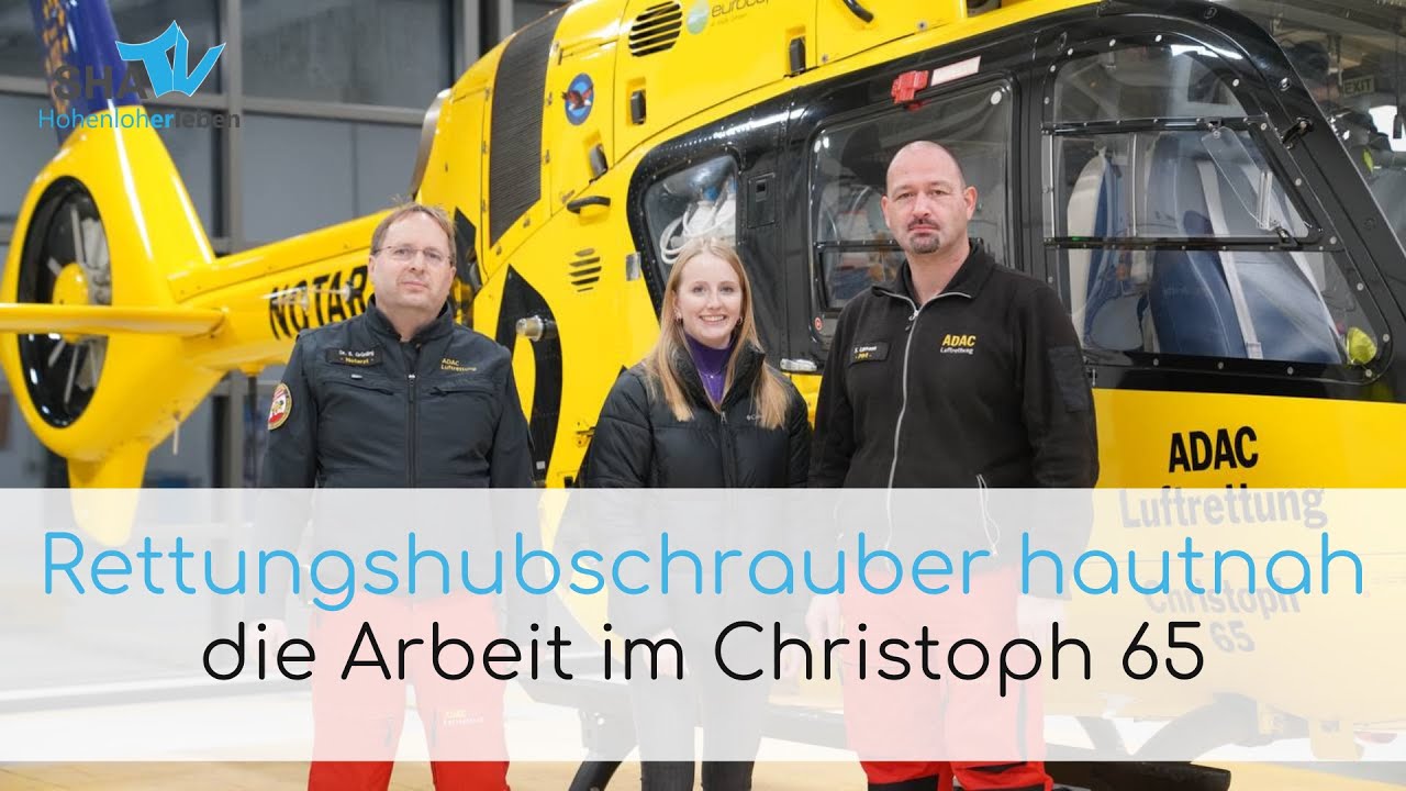 News | Rettungshubschrauber hautnah - die Arbeit im Christoph 65