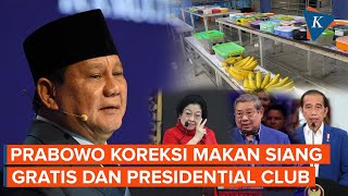 Kala Prabowo Ganti 2 Istilah Sekaligus, Makan Siang Gratis dan 'Presidential Club'