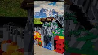 Lego Schlucht im Bau🔥 | #legoshorts #legoberg