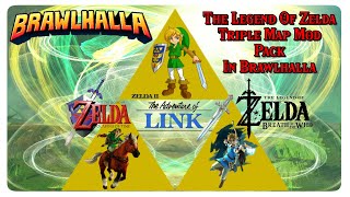 Legend Of Zelda Triple Map Mod Pack For Brawlhalla || By: Gizzm0
