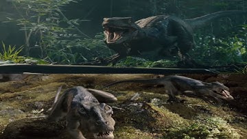 King Kong - Brontosaurus Stampede (With JP/TLW/JP3 Raptor SFX) Part 1