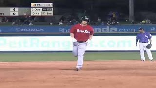 Pawtucket's Dominguez launches a two-run shot