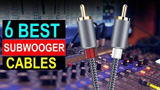 Best Subwoofer Cable In 2024 - Top 6 New Subwoofer Cables Review