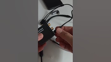 Unplug 5V DC Analog Digital SPDIF Toslink optical Audio converter off on Android phone USB-C #shorts
