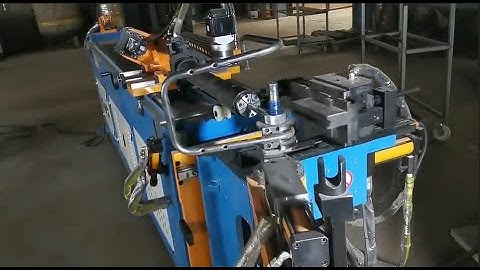 38CNC 4A2SV 4Axis CNC Pipe Bending Machine With Hole Punching