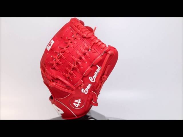 44 Pro Custom Baseball Glove Signature Series Red Canada Modified