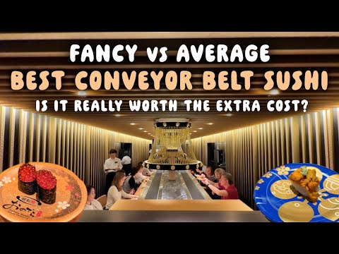 Fancy VS Average 🍣  Best Conveyor Belt Sushi in Kyoto, Japan!