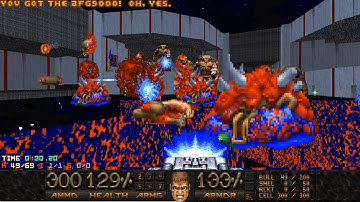 Doom II — Xerxesia — Map 21 UV-MAX in 0:52.60