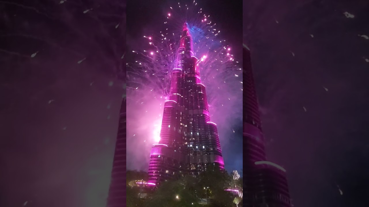 Celebrating a New Year  @BURJKHALIFAUAE