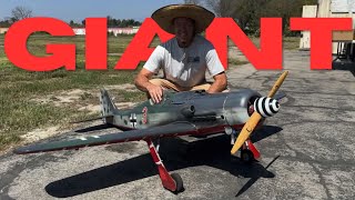 CRAZY GIANT RC WARBIRD! ESM FOCKE-WULF 190 D-9