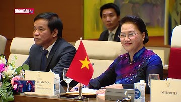 Chủ tịch Quốc hội Nguyễn Thị Kim Ngân hội kiến Thủ tướng Lào