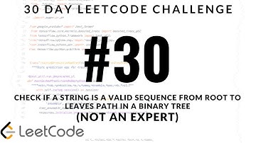 Check If a String Is a Valid Sequence from Root to Leaves Path in a Binary Tree