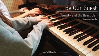 Video thumbnail of "Be our guest (Beauty and the Beast OST) Piano 4Hands"