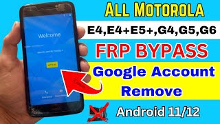 All Moto E4/E4+/E5/G5/G6/ FRP Bypass || Remove/Google Account Unlock Without PC || Moto E4 Bypass