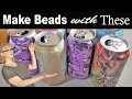 Upcycled Metal Beads - 3 Techniques For Making Beads From Aluminum Soda & Beer Cans