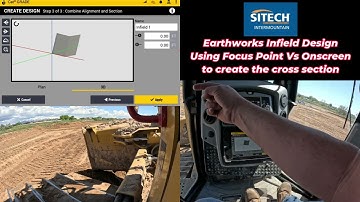 Earthworks Dozer Infield Design Using Focus Point Not Onscreen Option