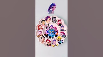 Kpop Demon Hunters (Part 20) #kpopdemonshunters #colormixing #satisfying#mixcolors #art #kpop