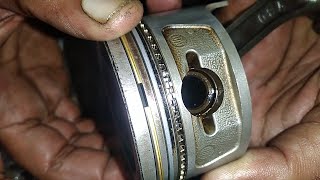 How to install piston rings/without piston installation tool full details