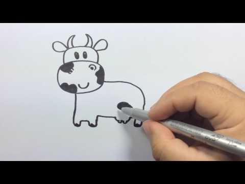 Vídeo: Como Desenhar Uma Vaca