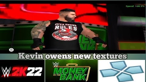 kevin owens MITB new textures Wwe2k22 ppsp android
