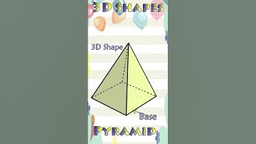 3D Shapes - Pyramid