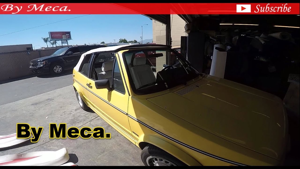 How To Install Volkswagen Cabriolet Convertible Top How To Install Volkswagen Cabriolet Convertible Top