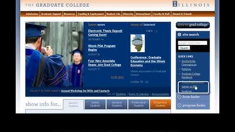 Electronic Theses and Dissertations at the University of Illinois
