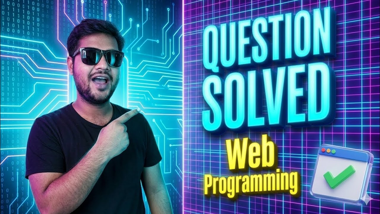 Web Programming Question Solved! UIU, Part-01. - YouTube