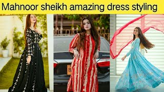 Mahnoor Sheikh Amazing Dress Styling Eid Dresses Ideas