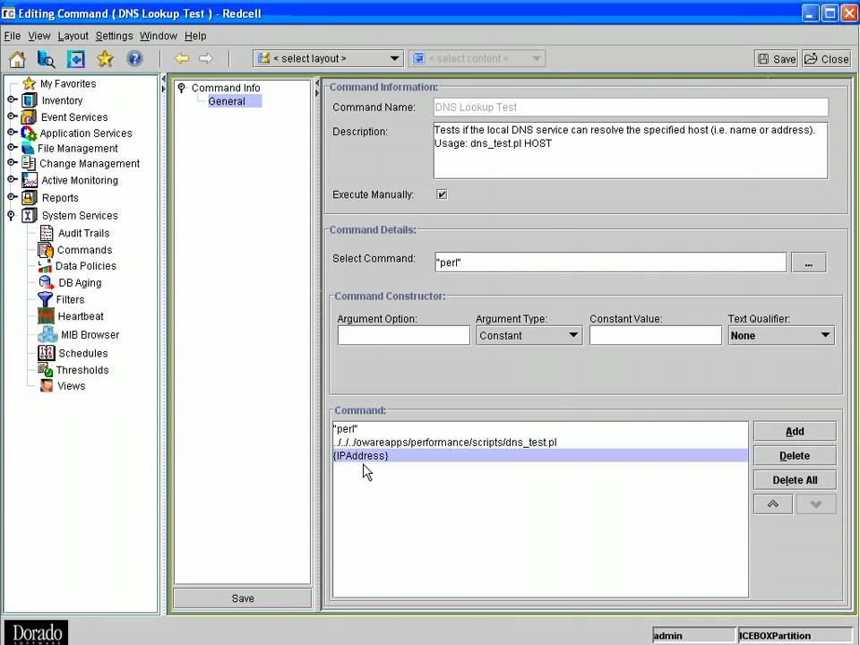 Learn how to use Command monitors with Dorado Software's Redcell